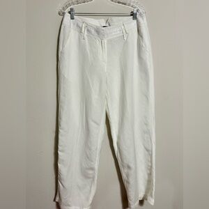 Ashley Stewart Women’s Linen Blend Pants